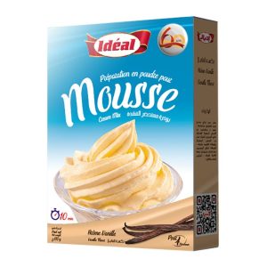 Préparation en poudre pour mousse à la vanille - مسحوق تحضير موس الفانيليا