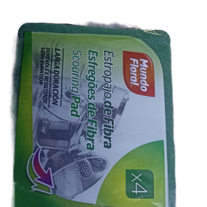 Éponges de nettoyage pour vaisselle de cuisine *4-   *4إسفنجات تنظيف لأواني المطبخ