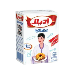 Sucre arôme vanille ideal10 sachets - سكر بنكهة الفانيليا  10 أكياس